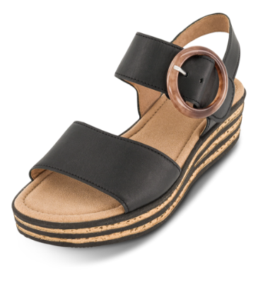 Gabor Sandal Sort 8455027