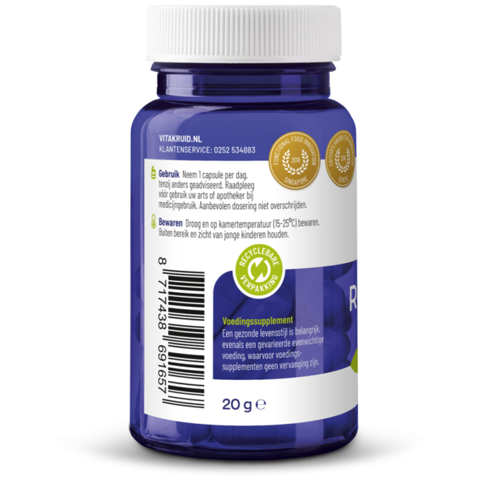 2x Vitakruid Resveratrol 200 mg 60 vegacapsules