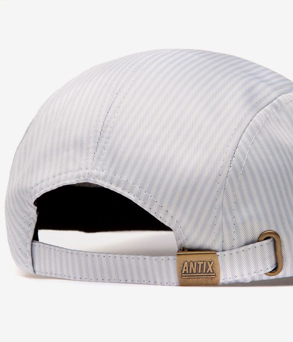 Antix Vaux 5 Panel Cap (white grey striped)