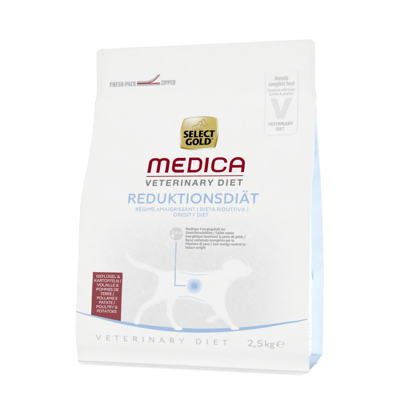 SELECT GOLD Medica Reduktionsdiät Geflügel und Kartoffel 2,5 kg