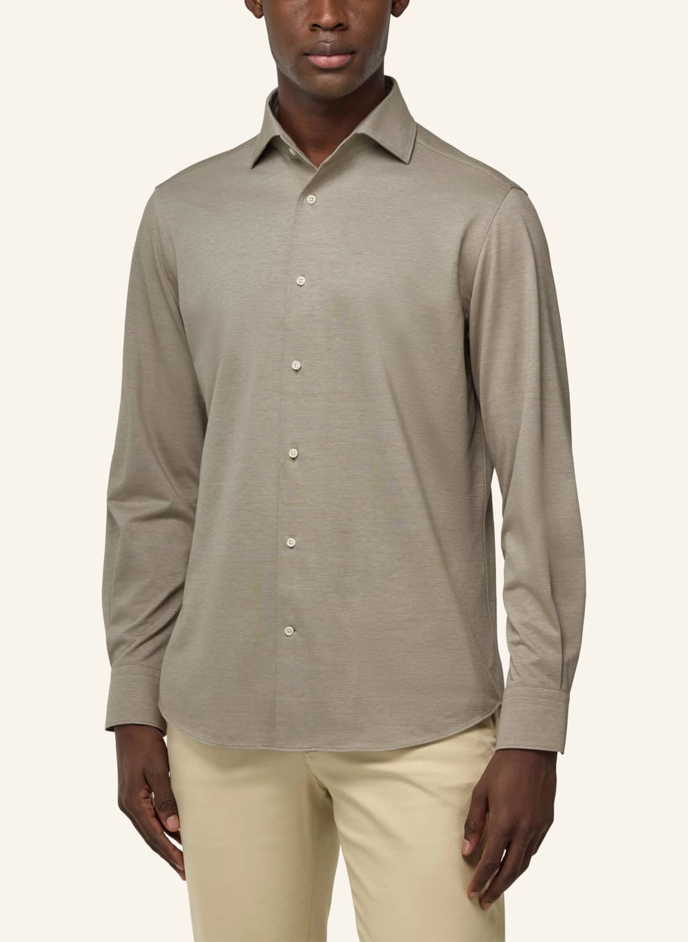 BOGGI MILANO Jerseyhemd Regular Fit