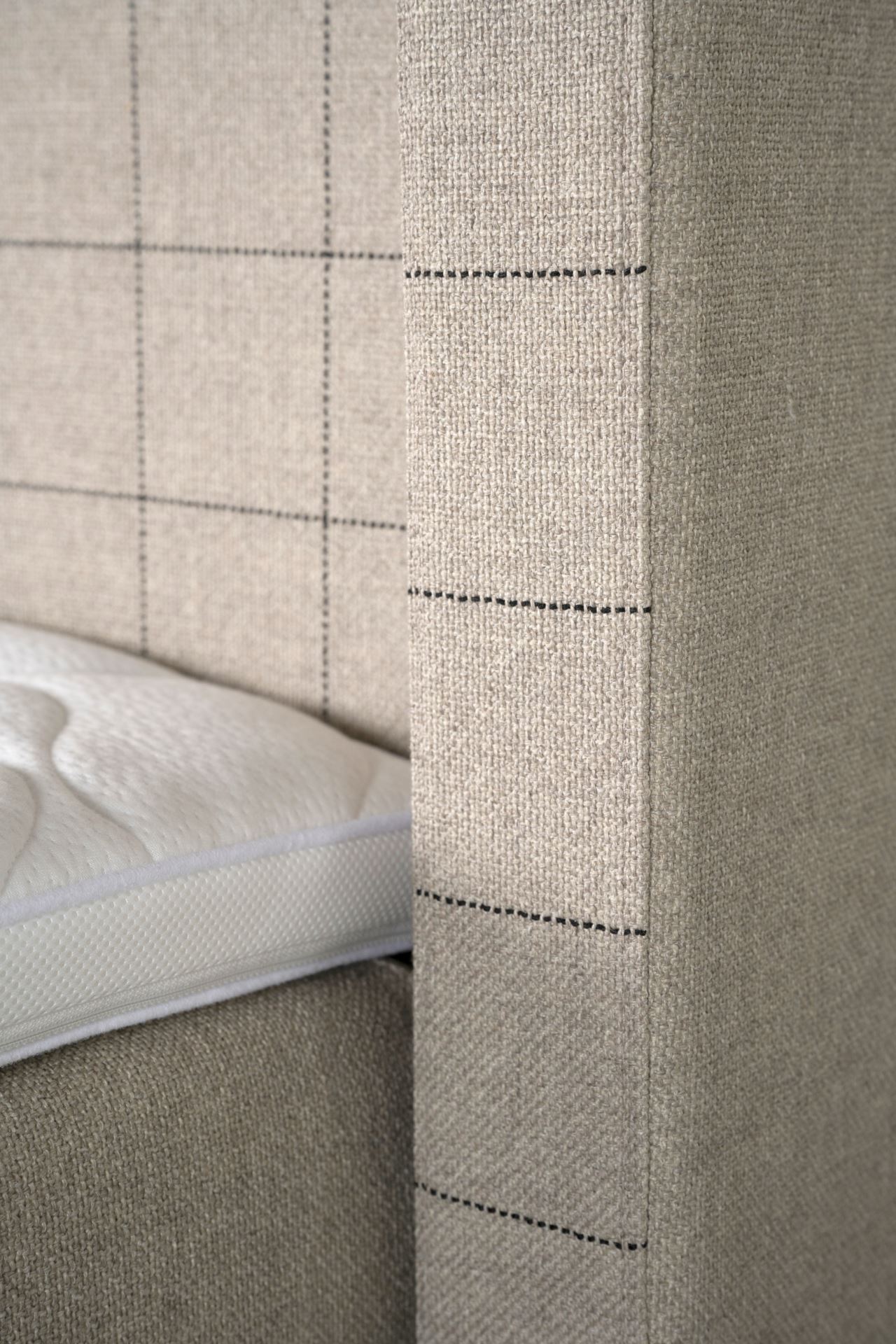 Sengegavl multi beige - 180 cm