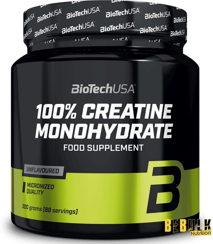 Creatine - Creatine Monohydrate - 300g - BiotechUSA - Neutraal