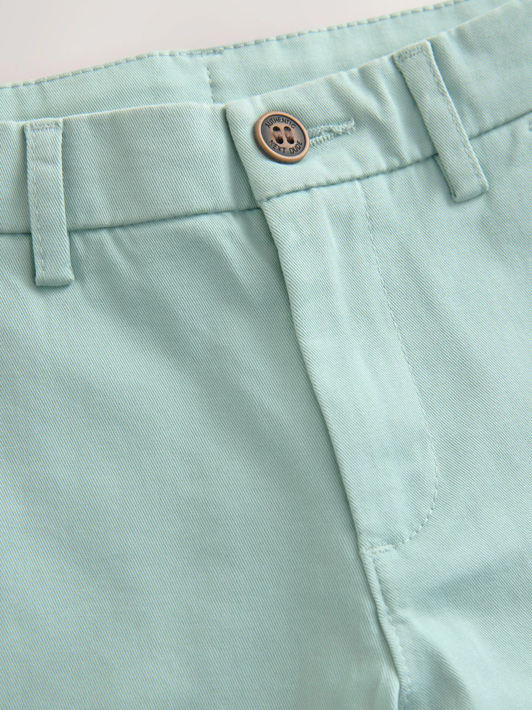 Licht mineraalgroen - Stretchy chino's (3-16jr)