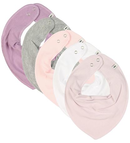 Pippi Savlesm?k - Spids - 5-pak - Rosa/Lilla/Hvid/Gråmeleret