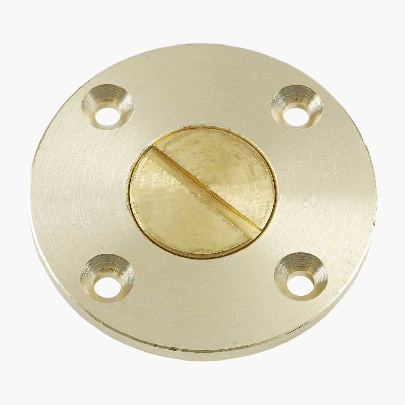 Tappeplugg, messing, 60 mm