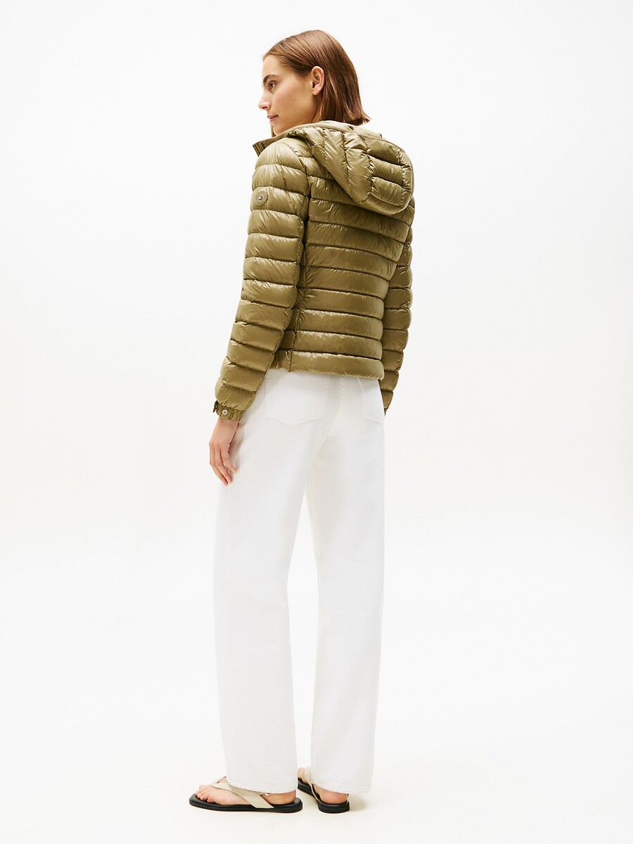 TOMMY HILFIGER<br>Jaqueta acolchoada com mangas compridas e capuz