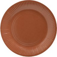 Assiette en carton, rond, 230 mm