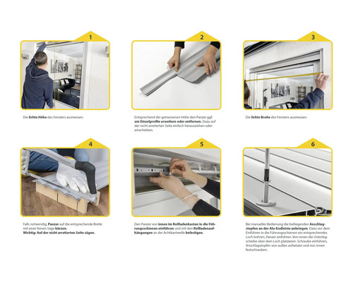 Schellenberg rolluik complete set Systeem Maxi B 1300 x H 1500 mm grijs