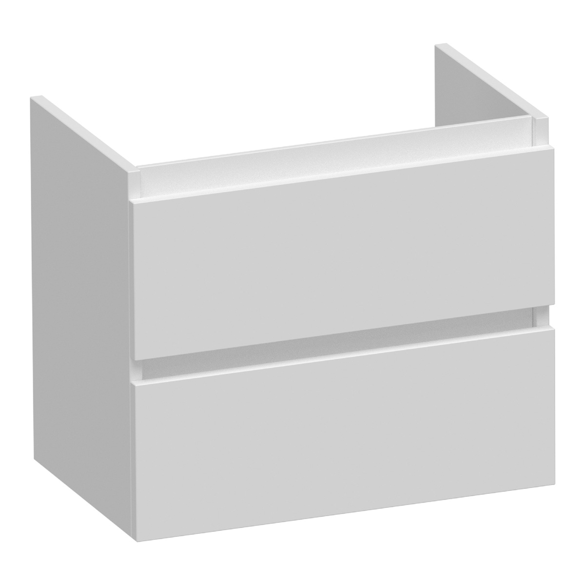 Brauer Joy onderkast ondiep 60cm met 2 softclose lades wit mat