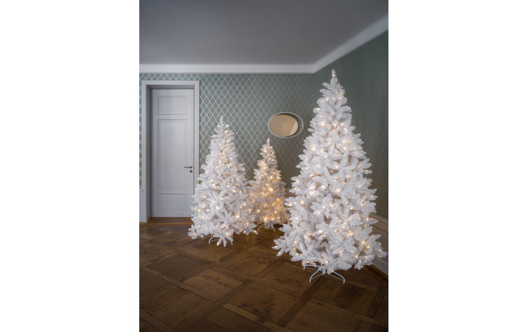 Weihnachtsbaum LED White Tree 220 300 LEDs, 220 cm, Weiss<br>LED-Weihnachtsbaum