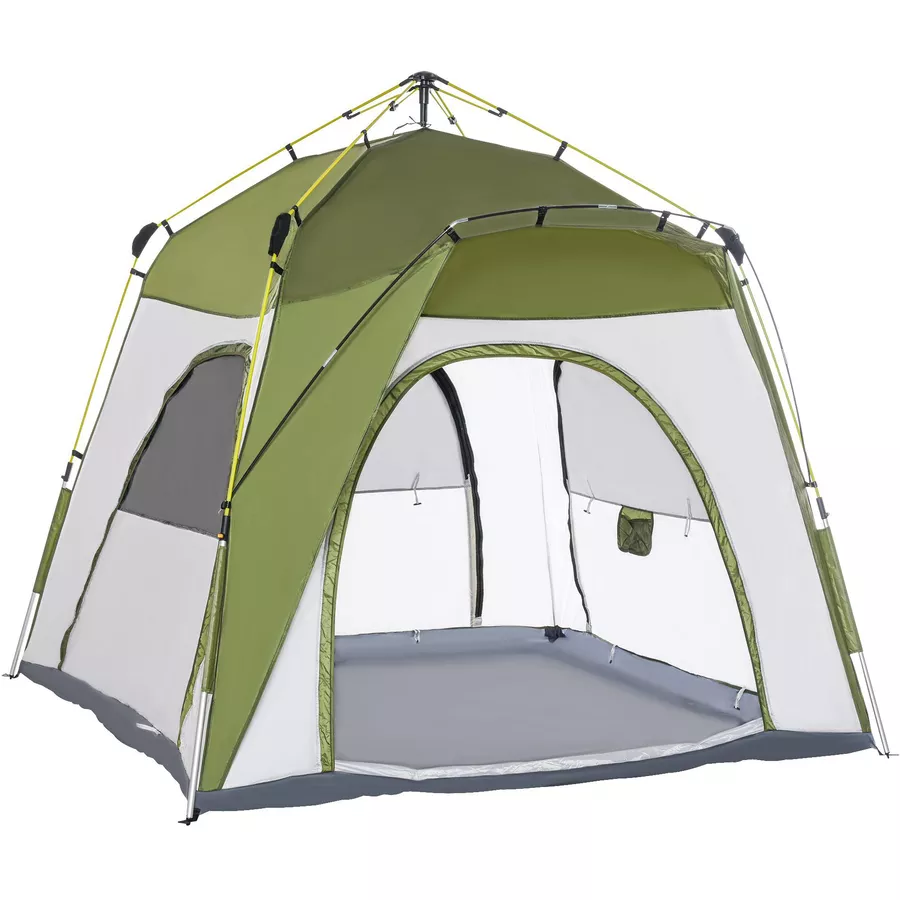 Outsunny Campingzelt mit Haken grün