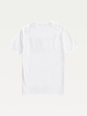 Camiseta Adaptável com Logo da Bandeira em Tamanho Grande