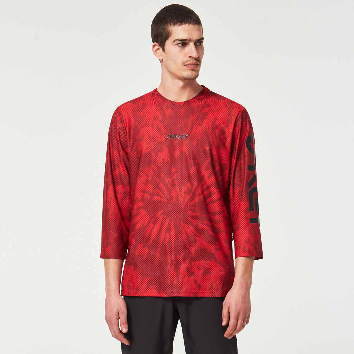 Oakley RIDE Free Fietsshirt Driekwart Mouwen Rood Heren