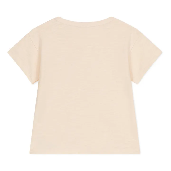 Petit Bateau T-shirt Moom Soleil | Ecru