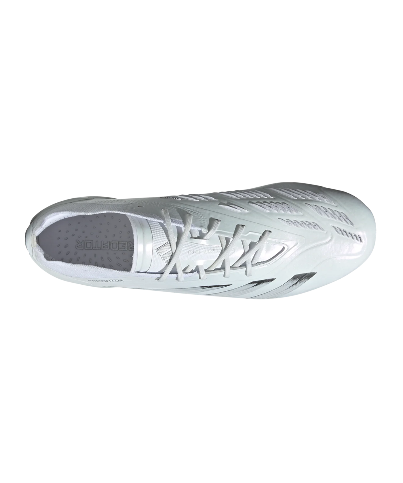 adidas Predator Elite FG Pearlized Weiss Silber Weiss
