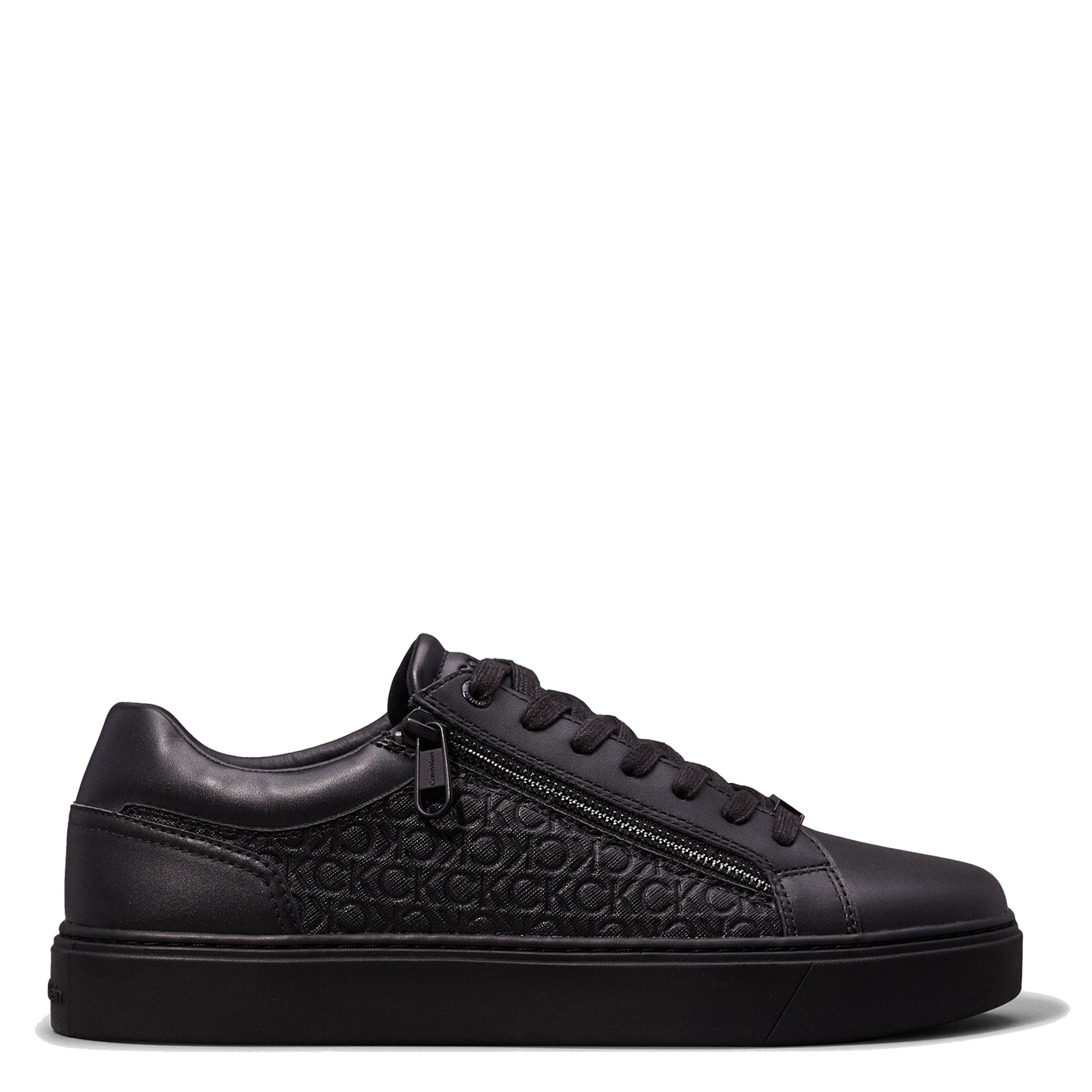 Baskets basses en cuir | Noir