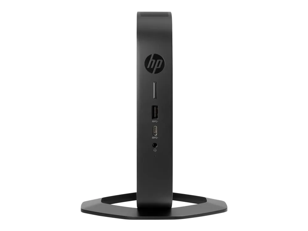 HP t540 - Tynd klient - USFF 1 x Ryzen Embedded R1305G / op til 2.8 GHz - RAM 8 GB - flash 32 GB - eMMC - Radeon Vega 3 - Gigabit Ethernet, Bluetooth 5.2, IEEE 802.11ax (Wi-Fi 6) - HP ThinPro - skærm: ingen
