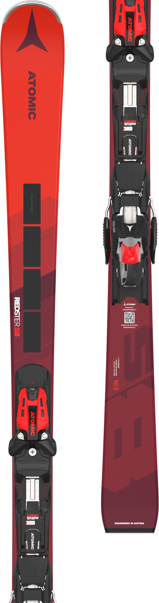 Atomic REDSTER S8 Revoshock C + X 12 GW 2024/25 - 156 Atomic X12 Gripwalk (DIN 4-12)