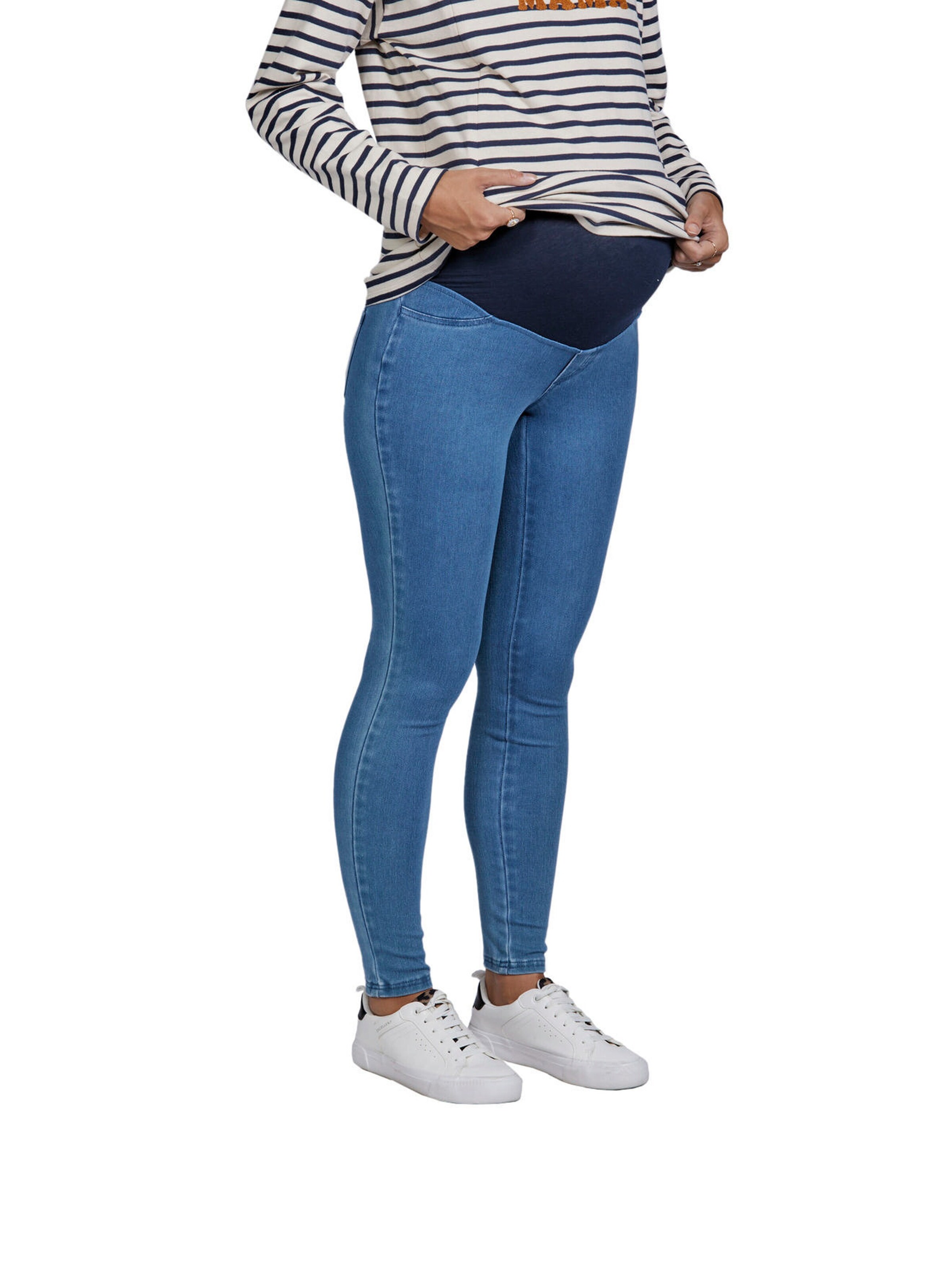 Vertbaudet Nahtlose Umstands-Jeggings hellblau