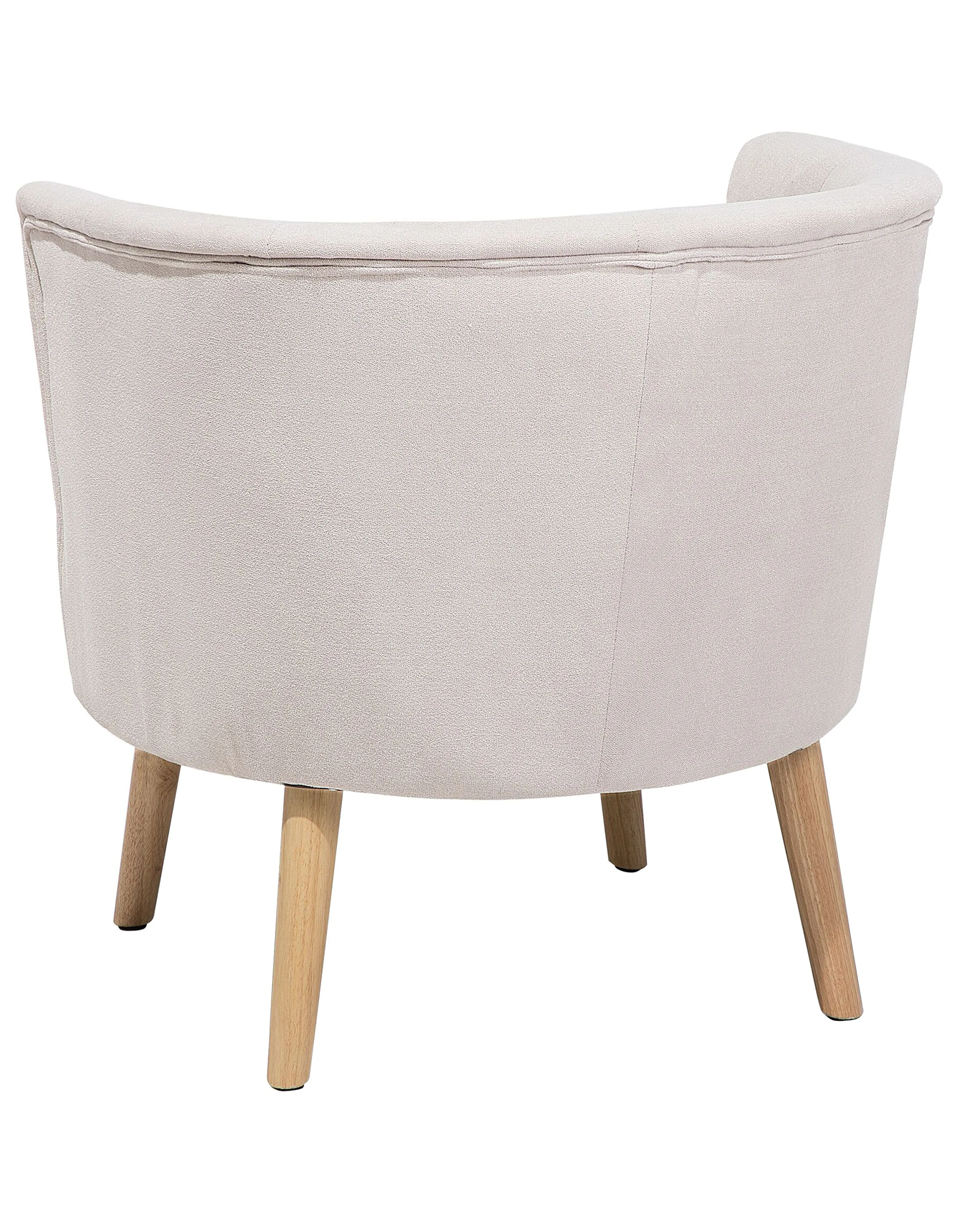 Fauteuil ODENZEN Stof Gebroken wit