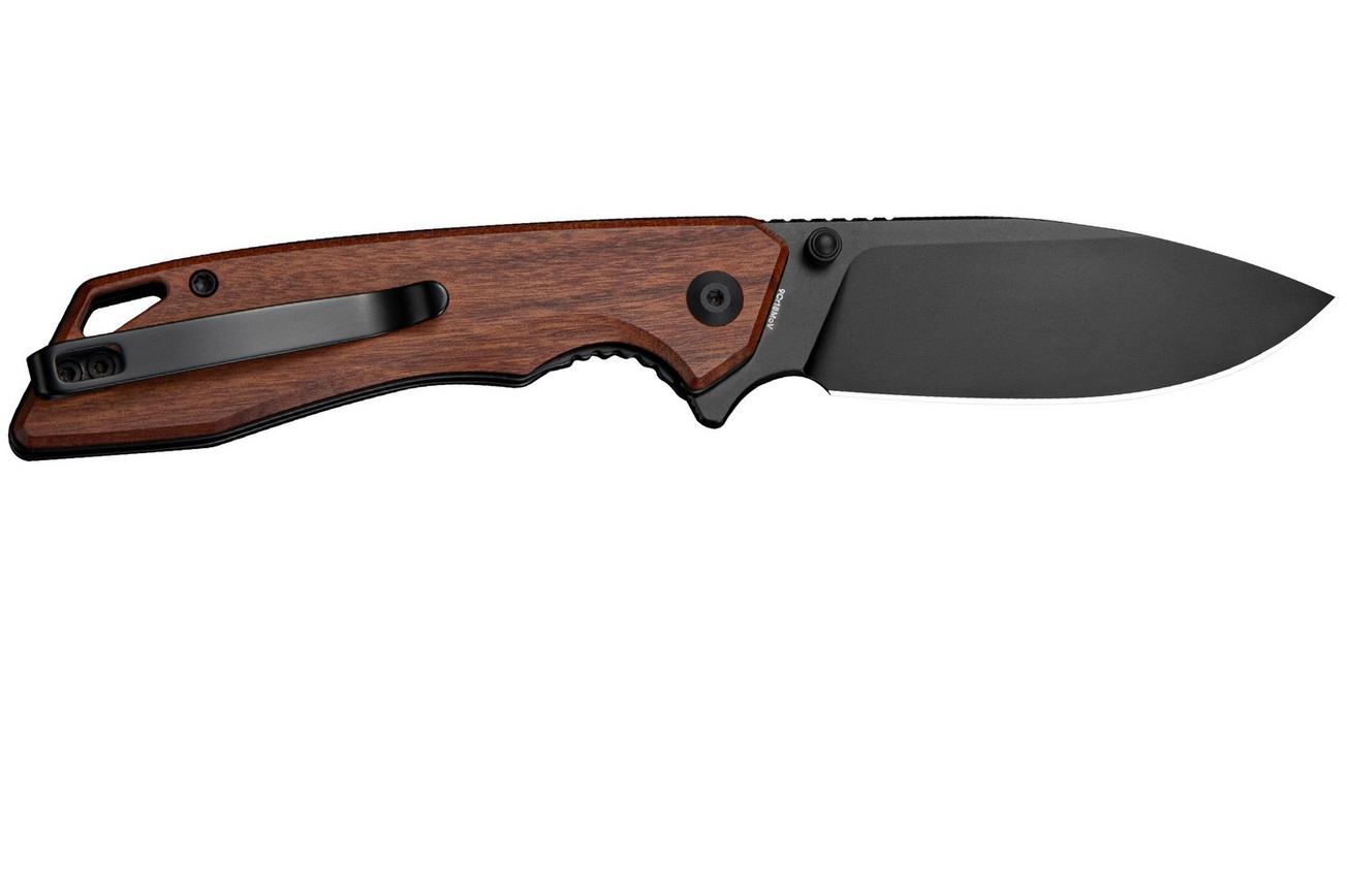 SENCUT Stratex S25055-3 PVD 9Cr18MoV, Guibourtia Wood, zakmes
