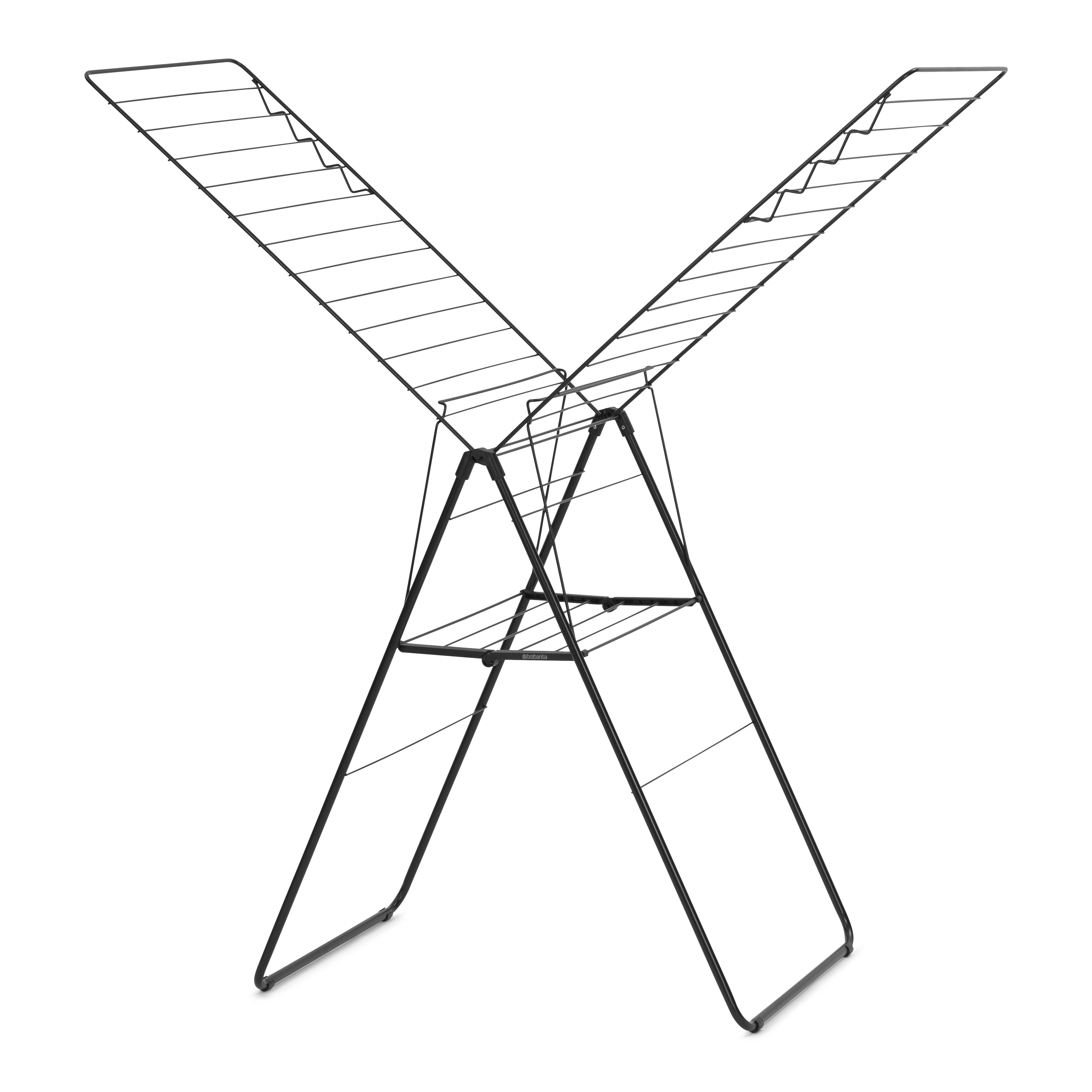 Brabantia HangOn Droogrek 25 Meter - Matt Black