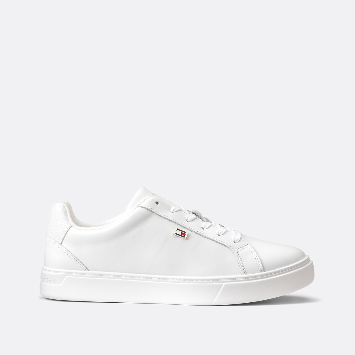TOMMY HILFIGER<br>Tênis de couro Flag Court