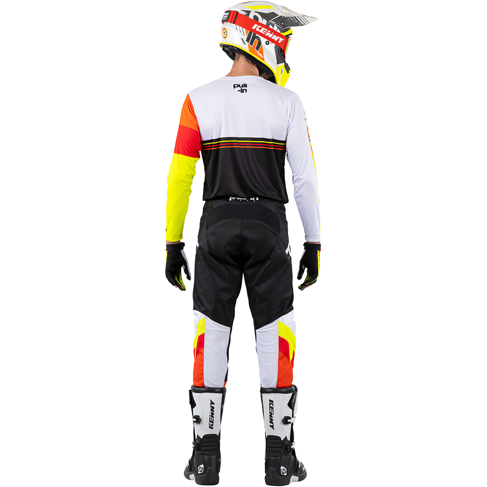 pull-in - Maillot Race - 2023 Noir / Blanc / Rouge / Jaune