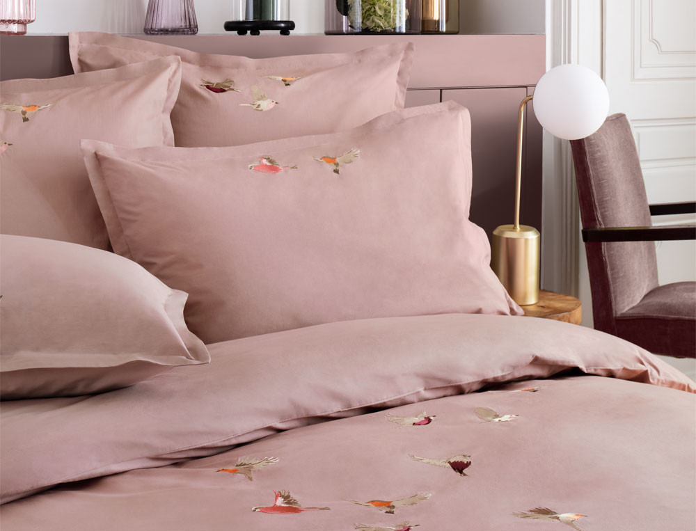 Housse de couette avec zip-A vol d'oiseaux