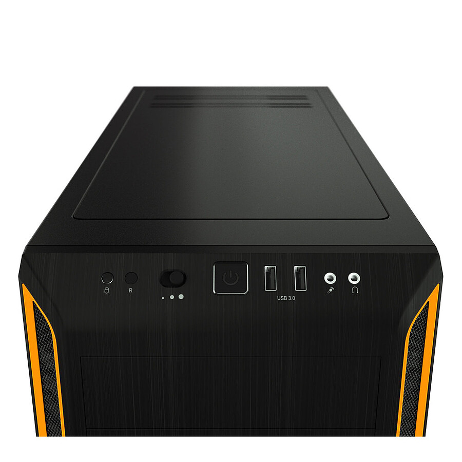 be quiet! Pure Base 600 Window - Noir/Orange