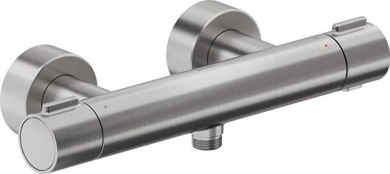 Duravit - Douchekraan - Thermostatisch - Geborsteld RVS