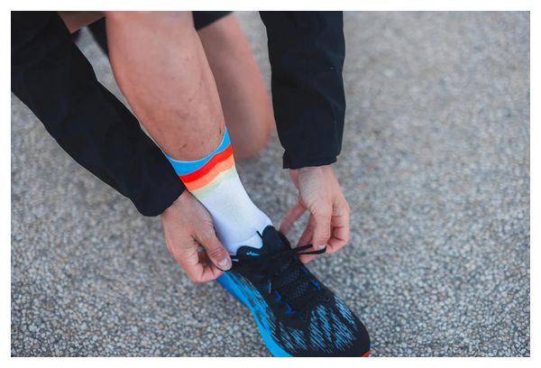 Chaussettes Running Incylence Grades Blanc/Bleu Inferno