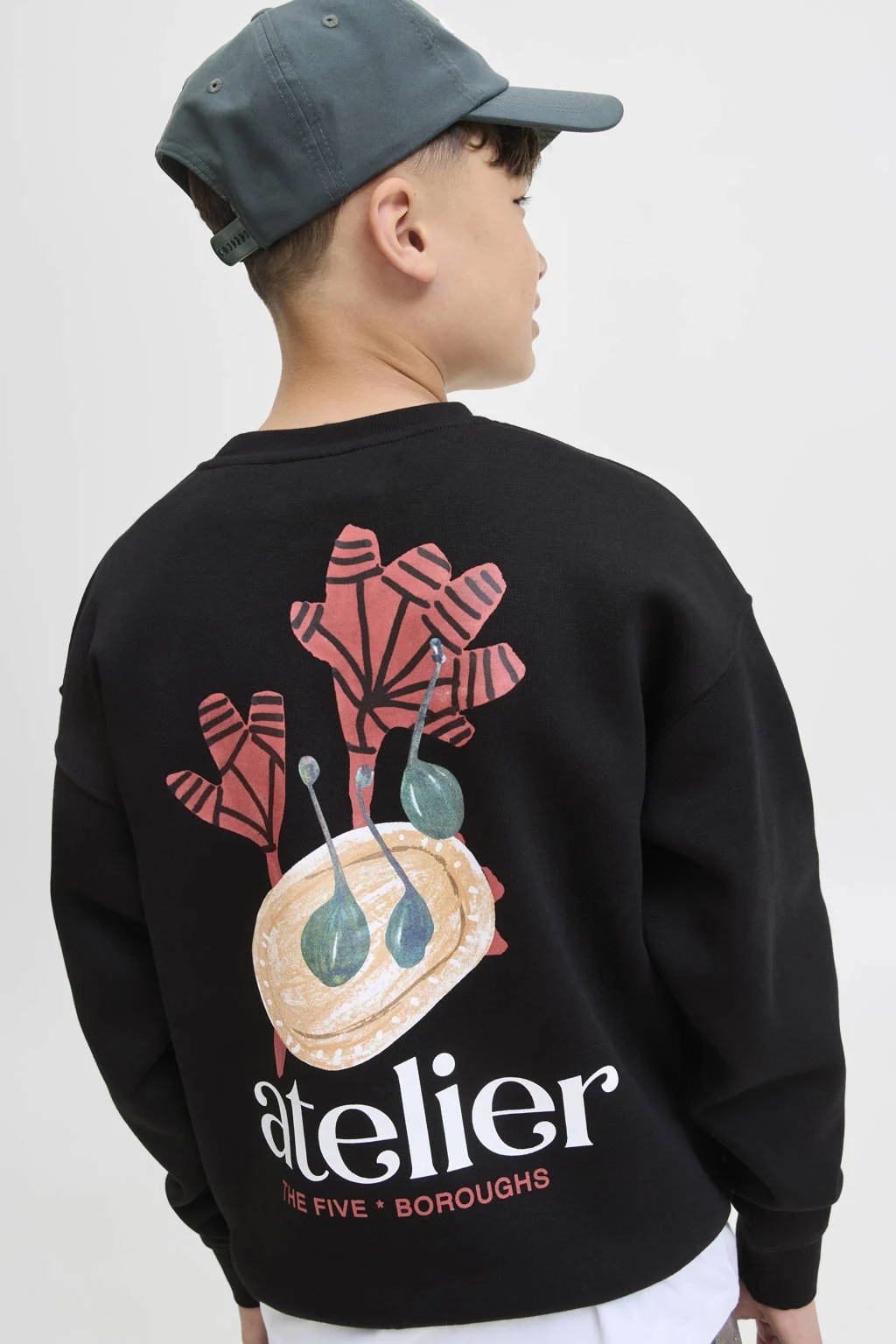 JACK & JONES JUNIOR sweater zwart
