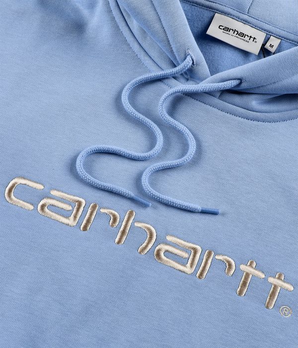 Carhartt WIP Basic Hoodie (bluebird fleur de sel) online kaufen | skatedeluxe