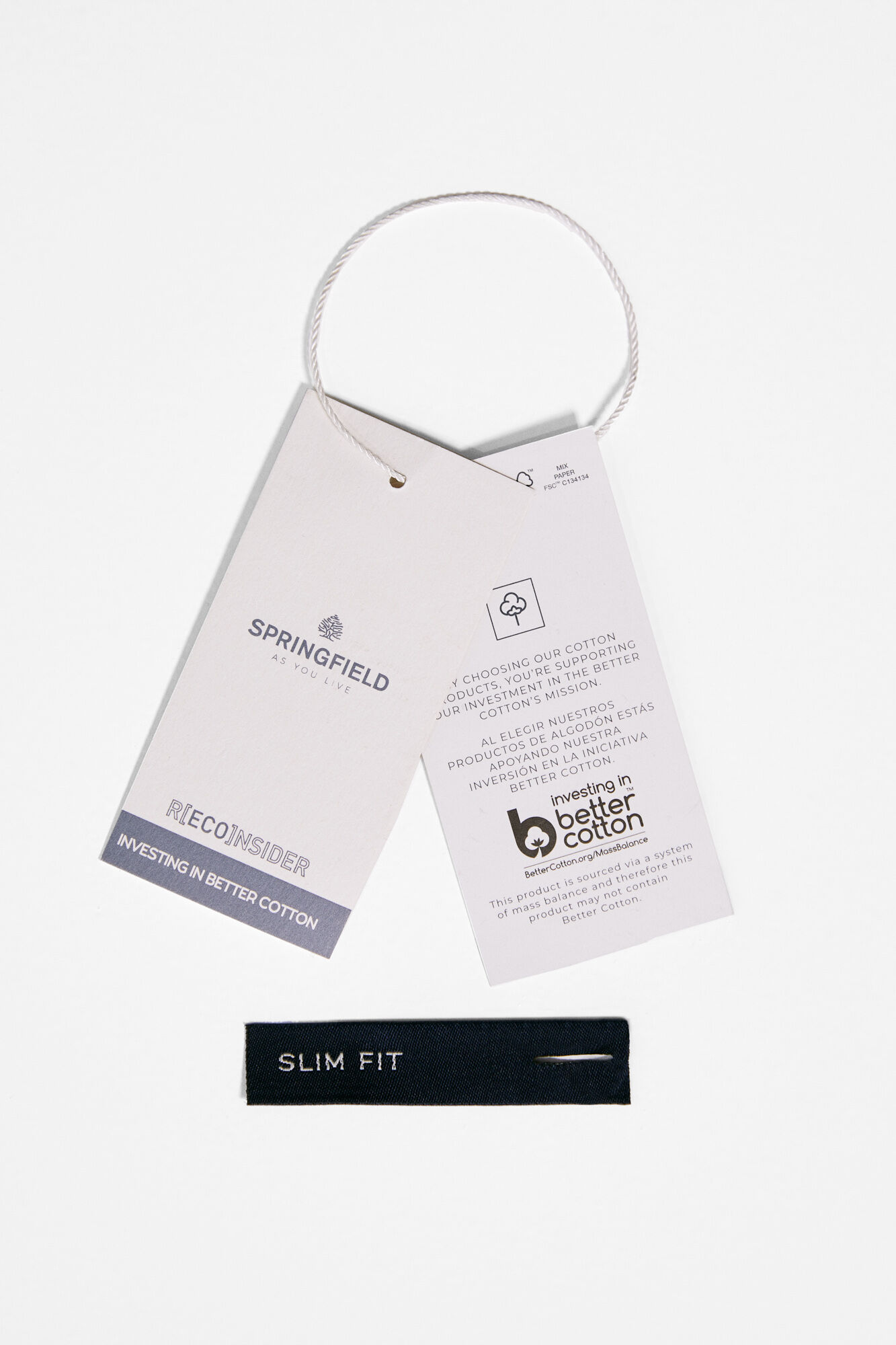 Polo Mao Slim com estampa total - Branco