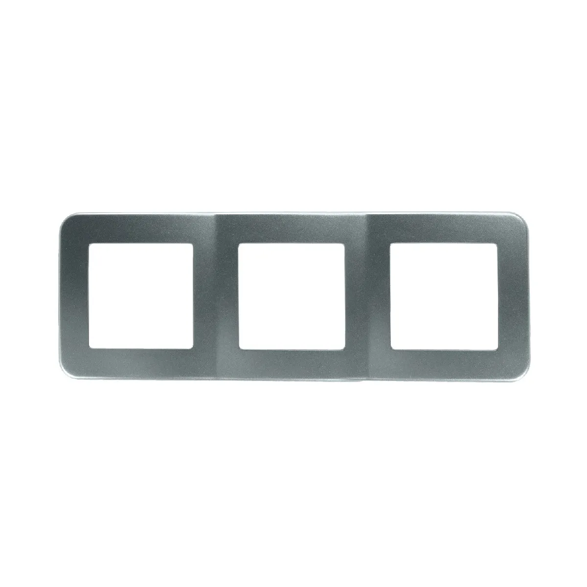 Ledkia Cadre PC 3 Emplacements Classic - Argenté
