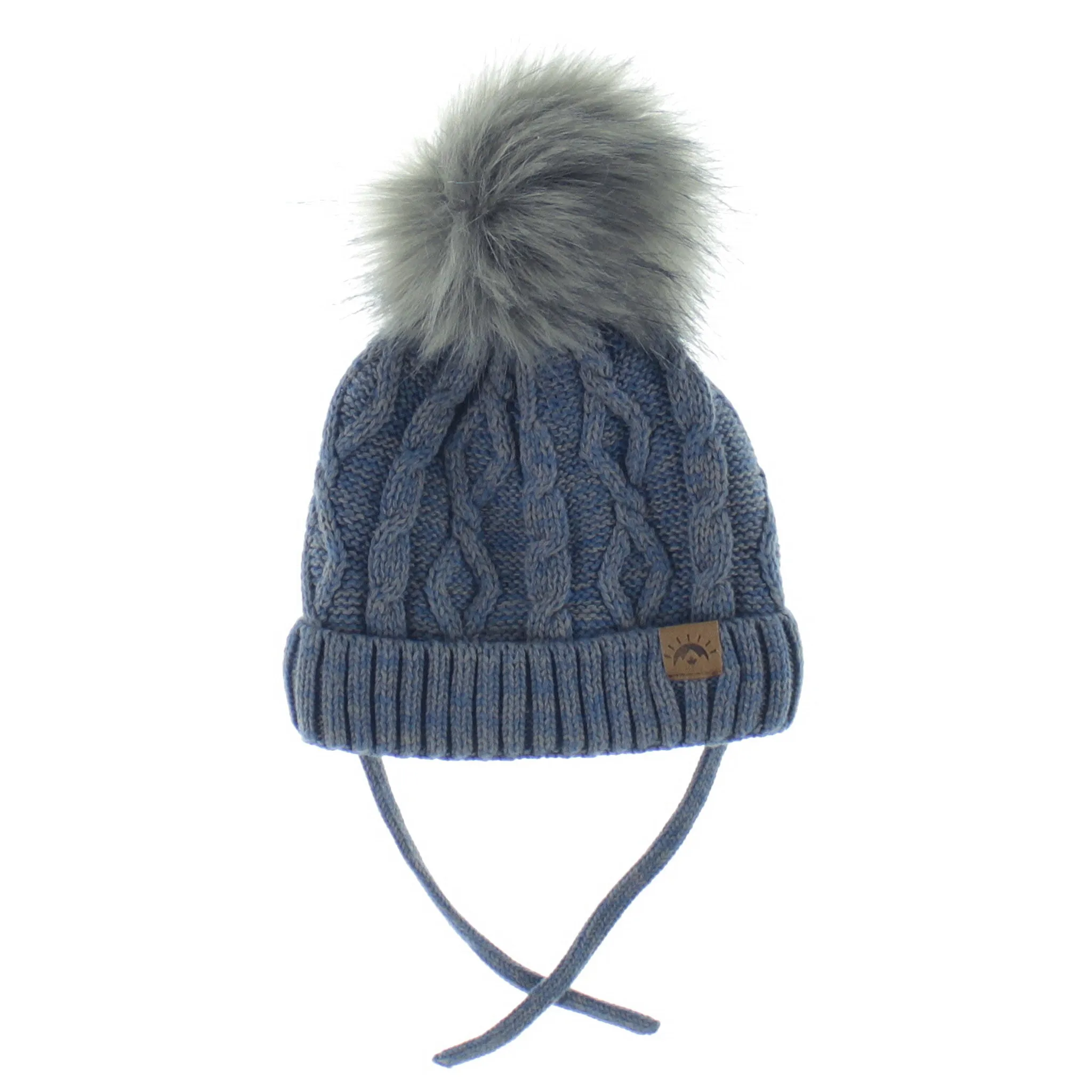 Calikids Tuque Pompon en Tricot 0-18mois