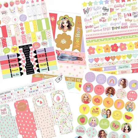 Depesche TOPModel DIY Paper Fun Book FLOWER BERRY