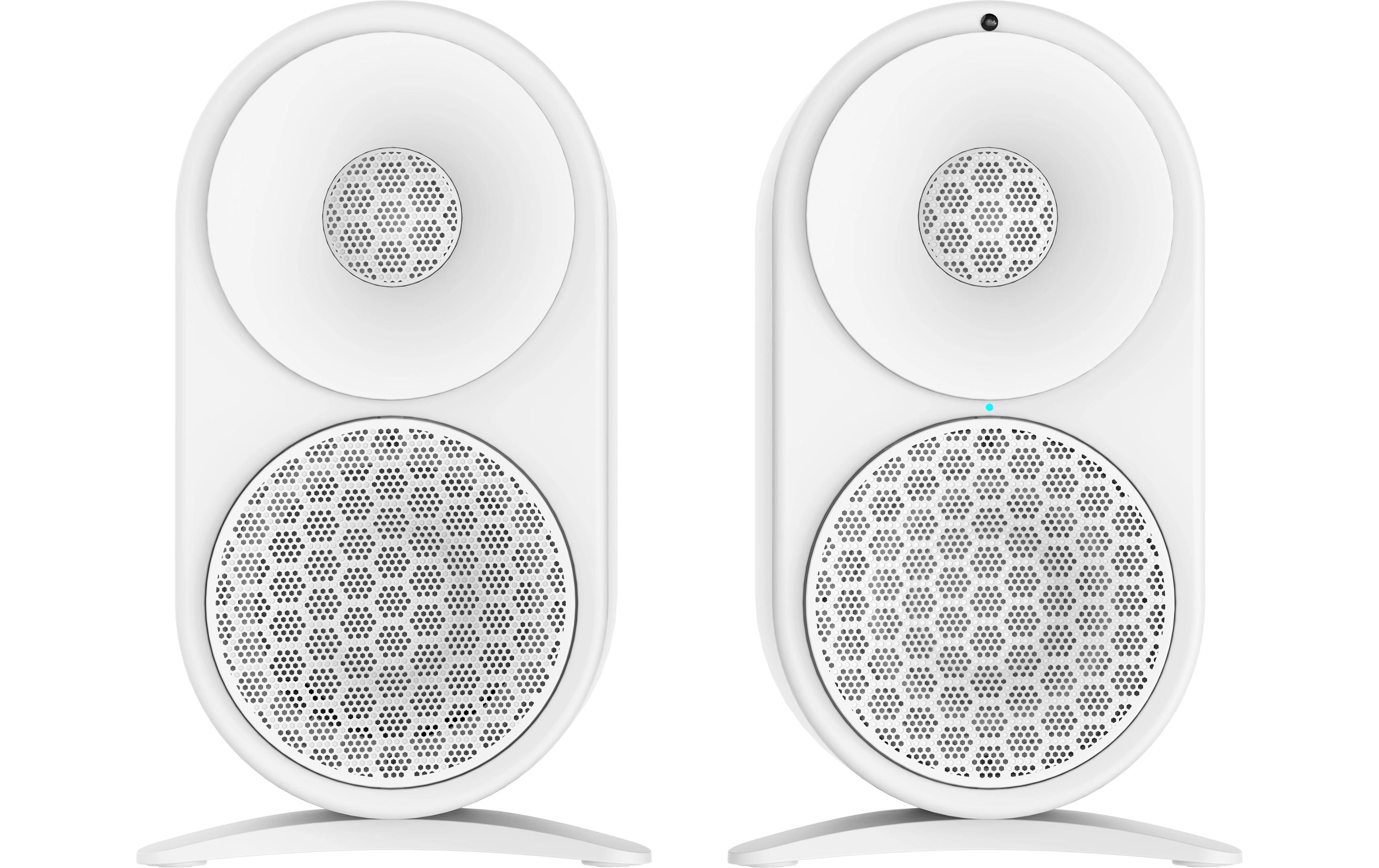 Regallautsprecher Paar S0 Weiss<br>Tragbares Bluetooth-Lautsprecherpaar