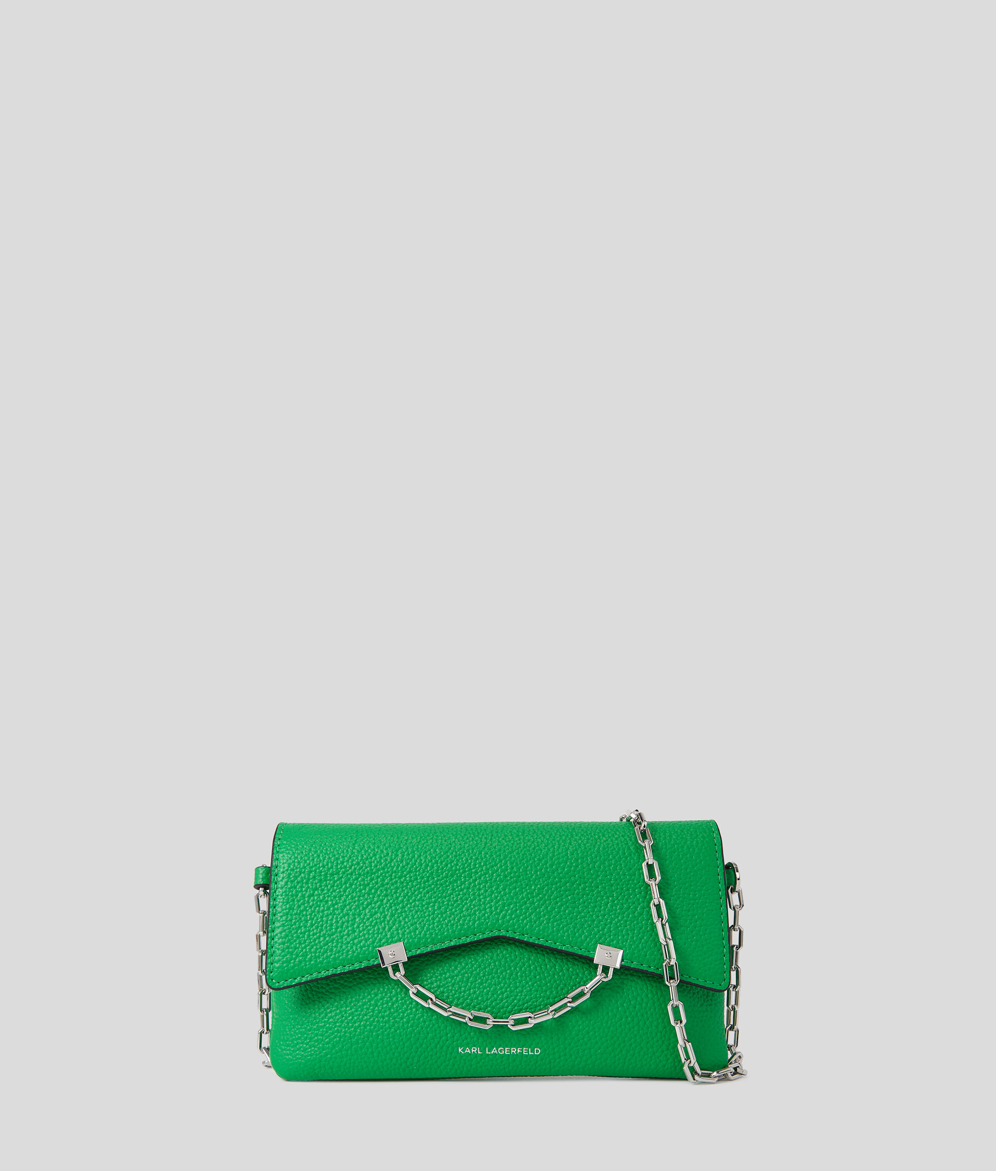 MINI-SAC BANDOULIÈRE EN CUIR GRAINÉ K/SEVEN