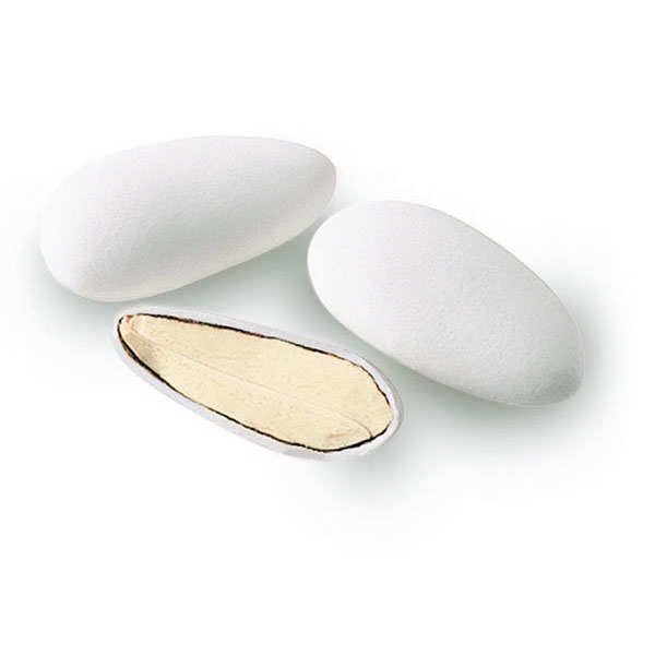 Dragées classiques : amandes finesse extrême lérida - Blanches