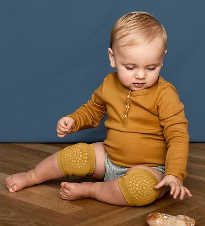 GoBabyGo Skridsikre Kn?beskyttere - Mustard