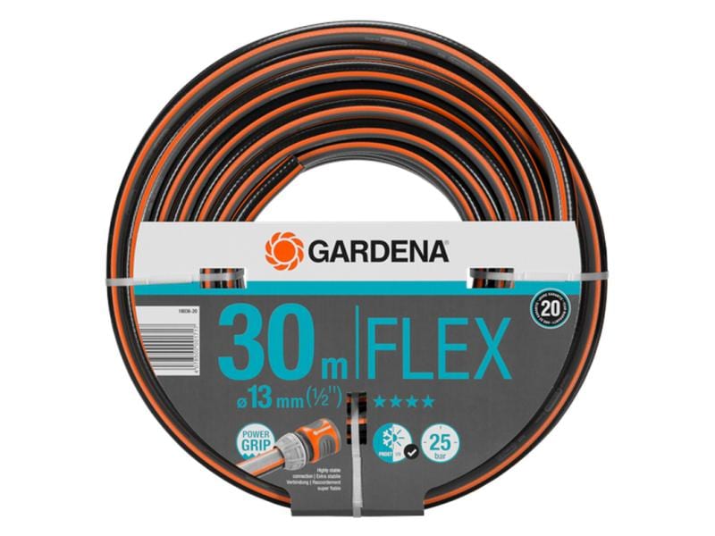 GARDENA Gartenschlauch Comfort FLEX 30 m Ø 13 mm Gartenschlauch mit Power Grip Profil