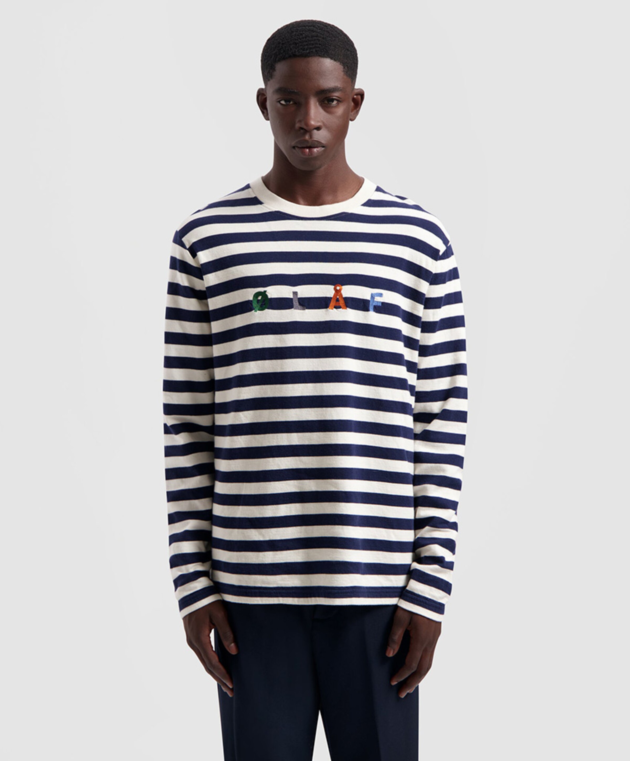 Olaf Longsleeve uniseks blauw