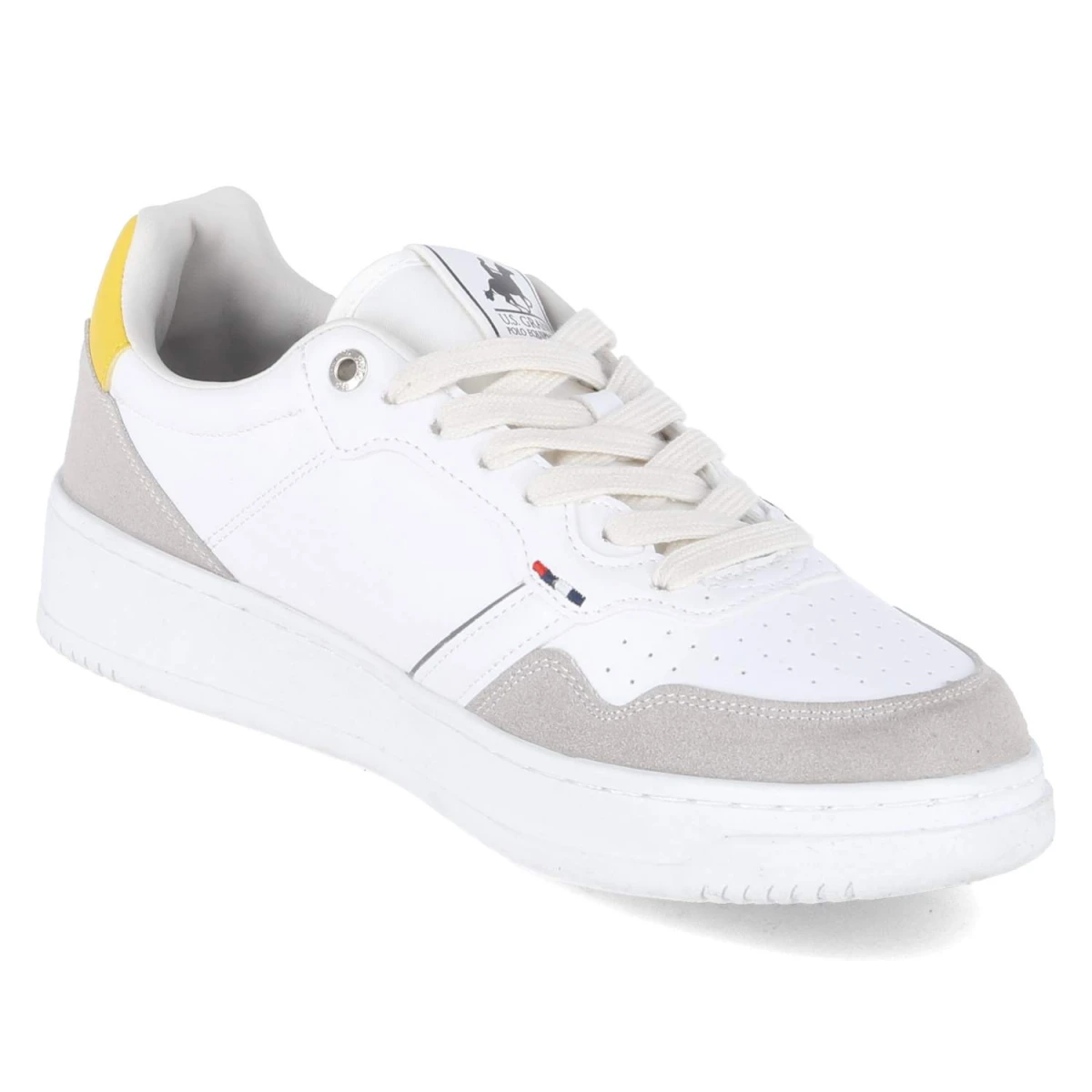 U.S. Grand PoloSneaker GINNICA MIX2 - White/Yellow