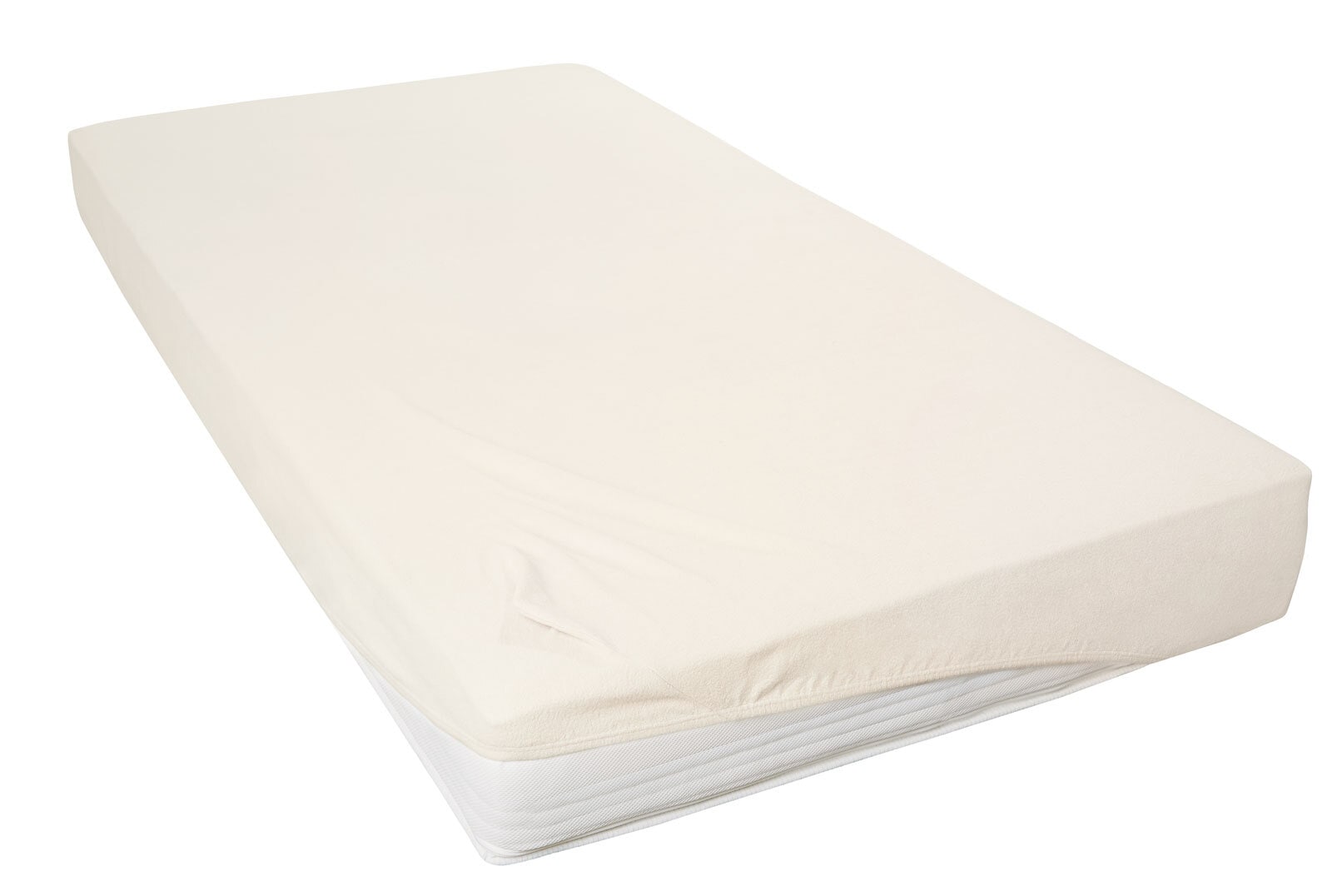 Vario Spannbetttuch Teddy-Flausch 180 - 200 x 200 cm ecru