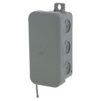 Kabeldoos met Doorsteektules Spatwaterdicht IP54 Grijs