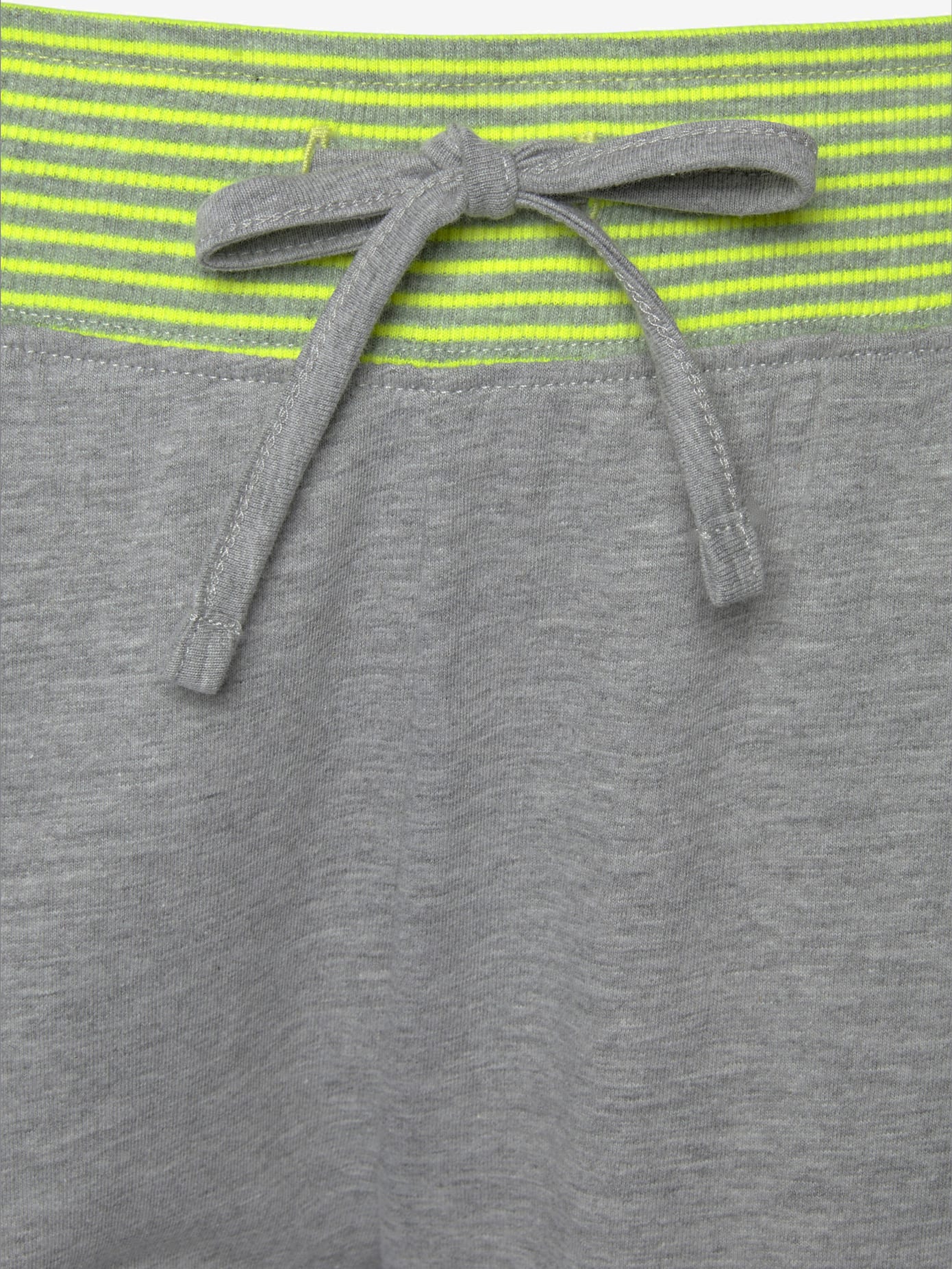 Pyjama avec bords-côtes en fils teintés couleur fluo