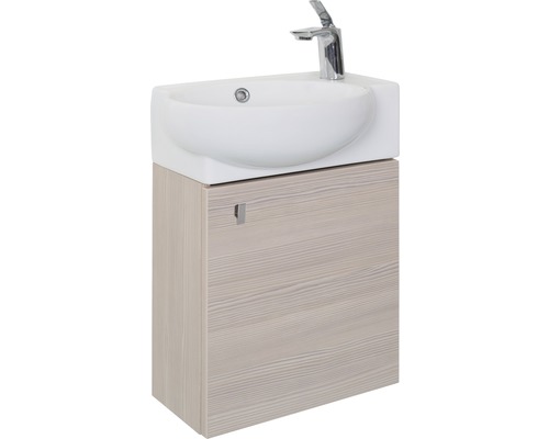 Basano gastenbadkamermeubelset Bergamo Champagne 54x45x28 cm incl. wastafel